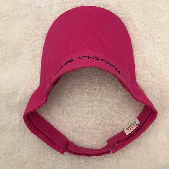 Shade Shack for Pensacola Beach Adjustable Pink Travel Visor - Picture 7 of 13
